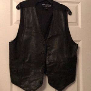 Men’s Wilson leather vest